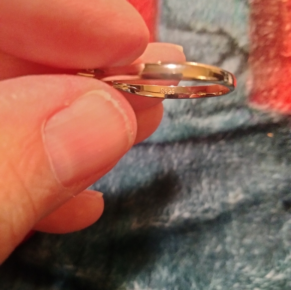 Moissanite Diamond Heart Ring - Picture 4 of 4